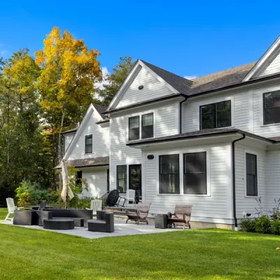 exterior of two story home